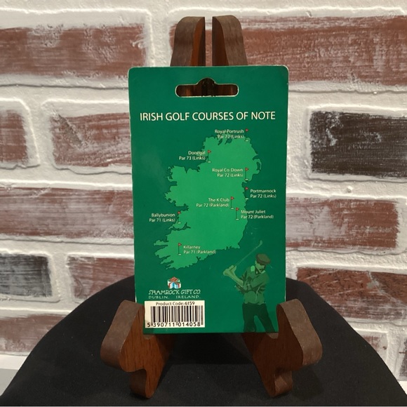 “3/$15” - New Ireland Brass Golf Ball Markers - NIP - Never Opened - Irish Golf - Picture 3 of 4